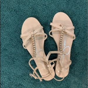 Jessica simpson beige sandals